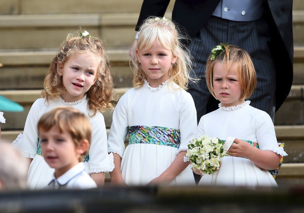 Družičky na svatbě princezny Eugenie