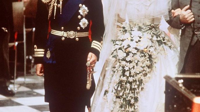 Svatba princezny Diany a následníka britského trůnu prince Charlese