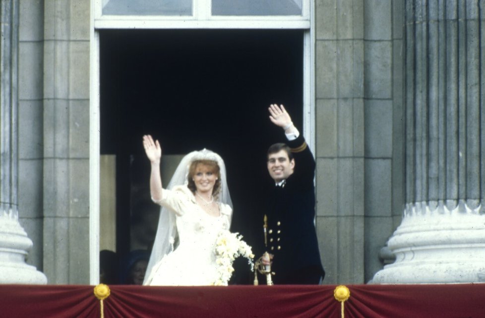 Sarah Fergusonová a princ Andrew se vzali 23. července 1986.