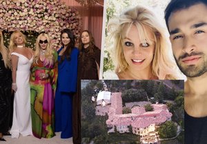 Svatba Britney Spears: Místo rodiny samé ikony světového showbyznysu! Jaké měla nevěsta svatební šaty?