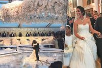 Luxusní svatba s milionem růží: Nejbohatší černoška oženila svého syna