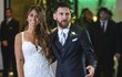 Lionel Messi (30) a Antonella Roccuzzo (29)