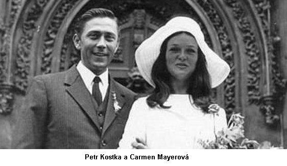 Petr Kostka (79) a herečka Carmen Mayerová (73)