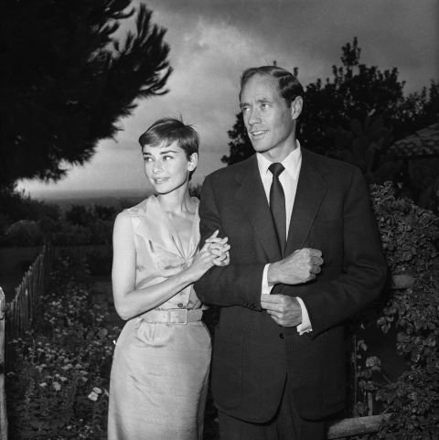 Audrey Hepburn a Mel Ferrer