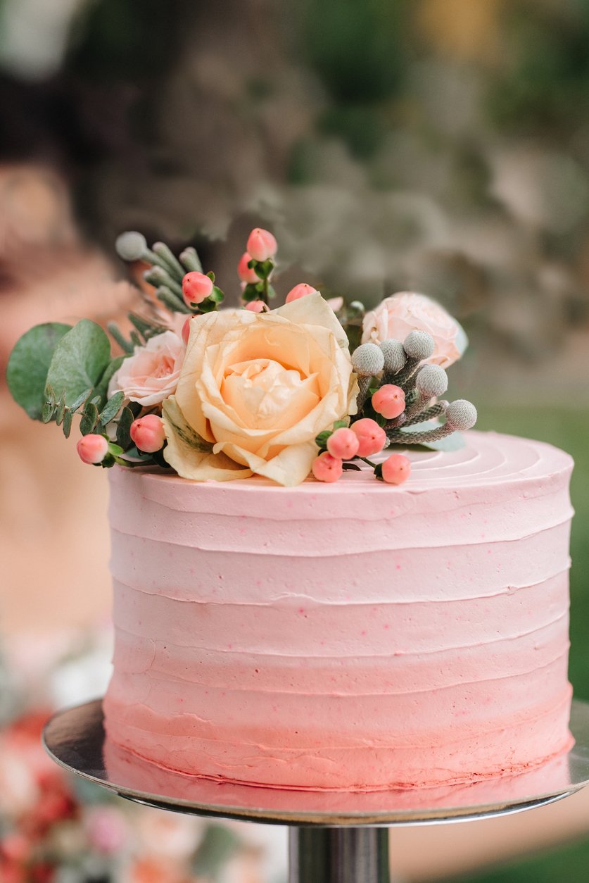 svatební dort rustikální