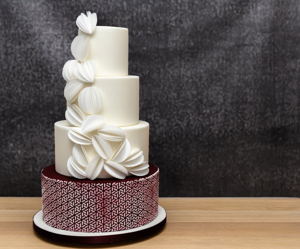 originální svatební dort