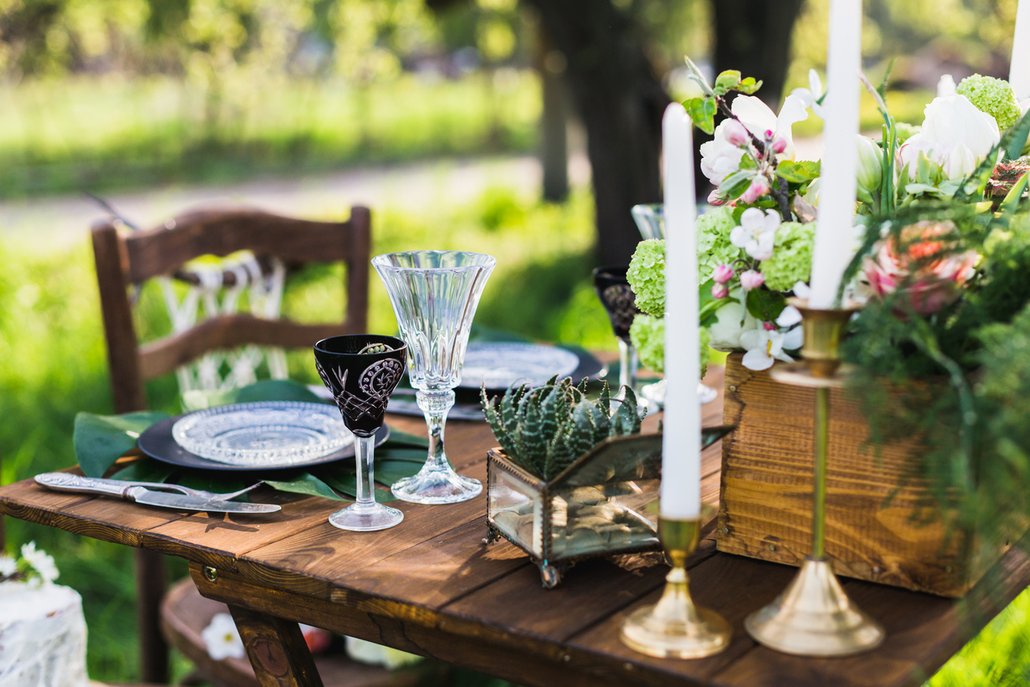 Svatební tabule v boho sylu