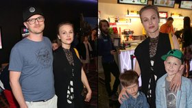Vlastina Svátková vyvedla syny a přítele do kina.