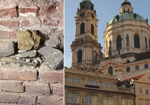 Svatomikulášská městská zvonice na Malé Straně ukrývala cestu ke kryptě sousedního kostela.