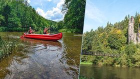 Svatošské skály: Zkamenělá stavba z filmu Rafťáci