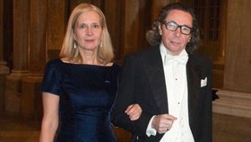 Jean-Claude Arnault s manželkou, básnířkou Katarinou Frostensonovou