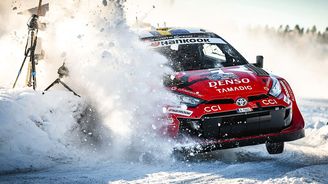 Švédská rallye po 1. dnu: Vede Katsuta, před dalšími dvěma toyotami Švédská rallye po 1. dnu: Vede Katsuta, před dalšími dvěma toyotami