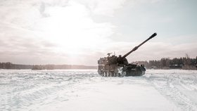 Vojáci ze Švédska na cvičení NATO, březen 2022