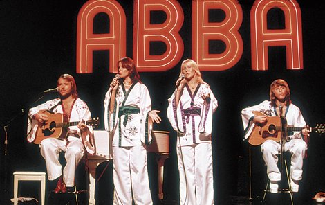 ABBA, zleva Björn , Anni-Frid, Agnetha a Benny