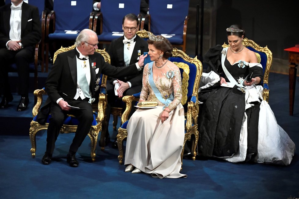 Švédský král Carl XVI. Gustav a královna Silvia
