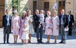 Švédská královská rodina na křtinách