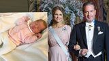 První fotka švédské princezničky: Otec byl u porodu, král zrušil dovolenou