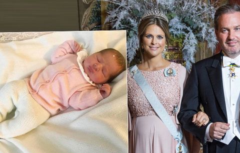 První fotka švédské princezničky: Otec byl u porodu, král zrušil dovolenou
