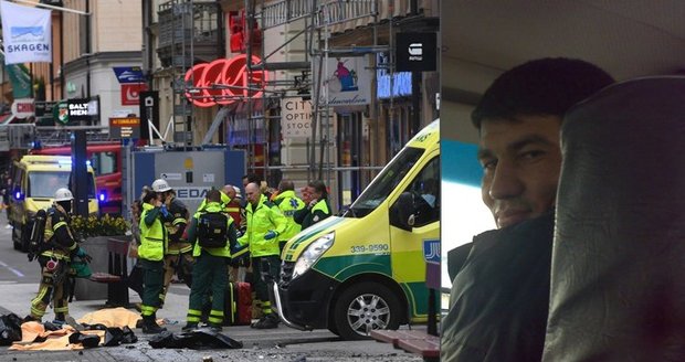 Útočník se ve Švédsku přiznal k teroru. Uzbek kamionem zabil čtyři lidi