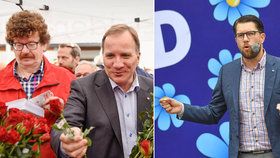 Švédsko se připravuje na volby, obhájí vítězství premiér Lofven se sociální demokracií, nebo se vlády ujme Akesson se Švédskými demokraty?