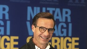 Lídr Umírněné koaliční strany Ulf Kristersson.