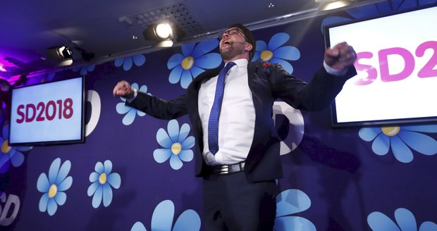 Premiér mluví o pohřbu, šéf švédských odpůrců migrantů slaví: „Velkým vítězem jsme my“