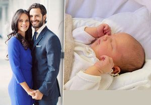 Švédská královská rodina zveřejnila fotky novorozeného synka.