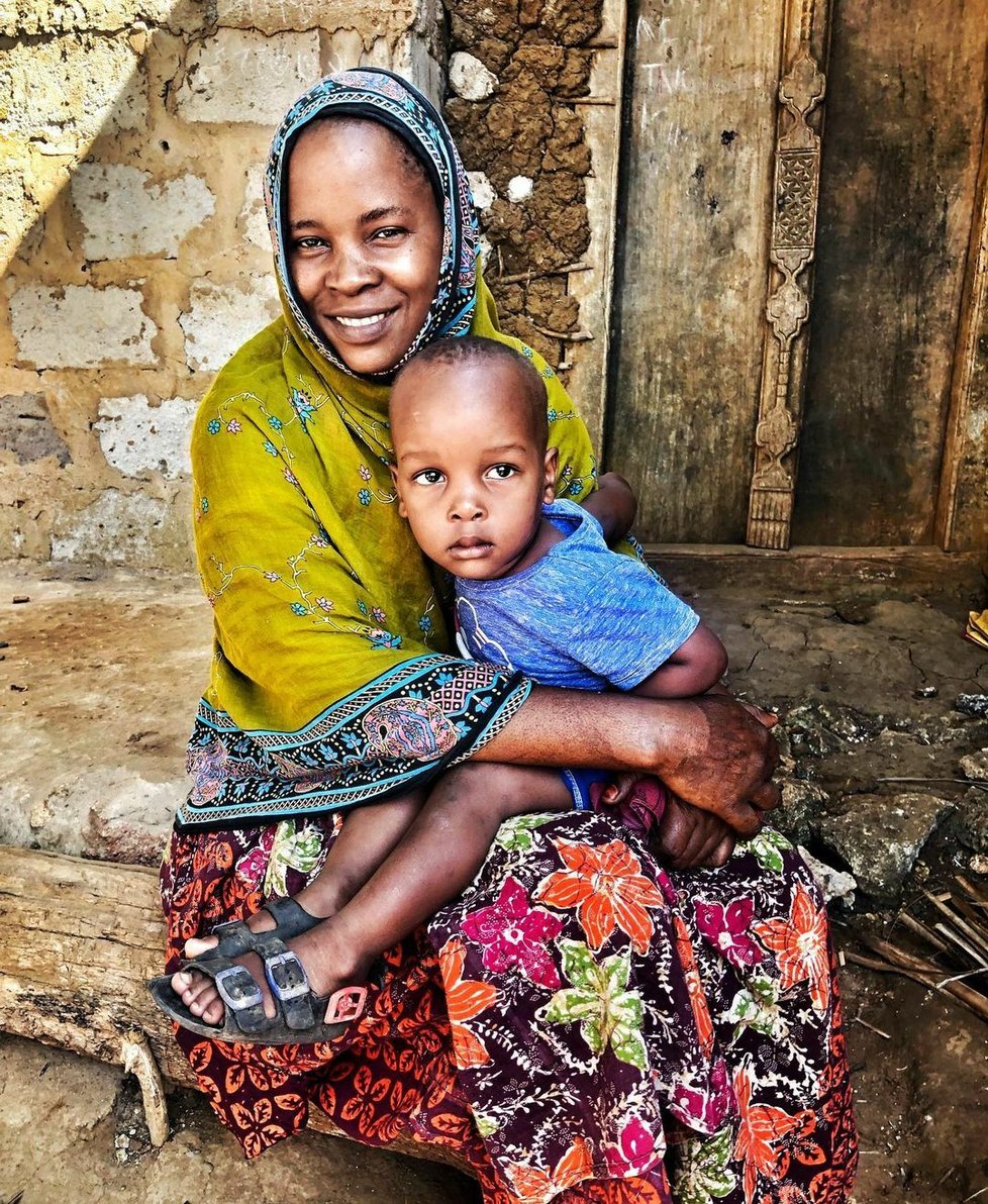 Světlana Nálepková vyrazila na Zanzibar.