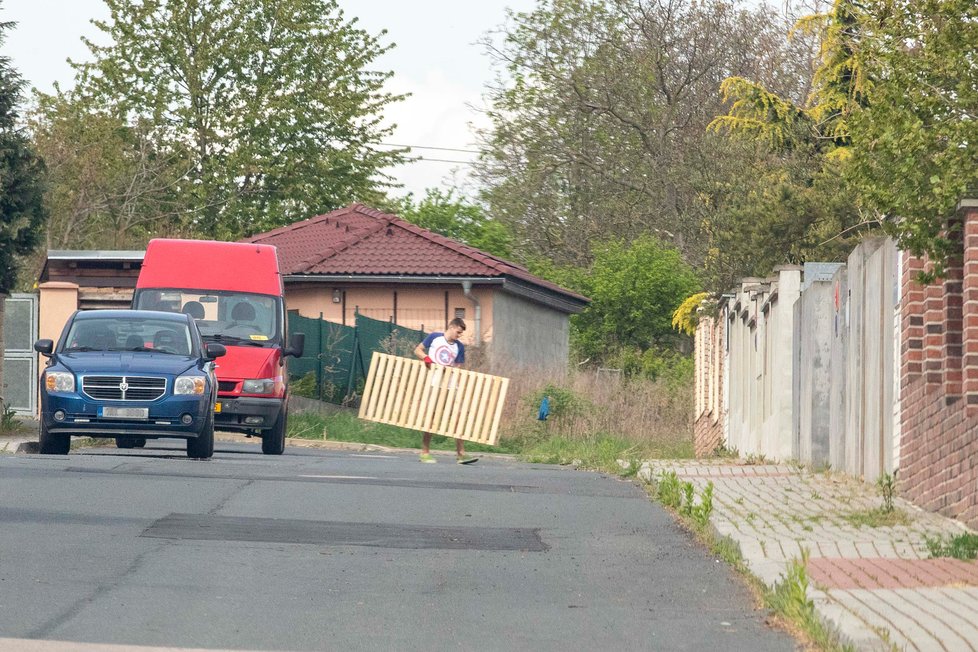 Při stěhování Witowskému pomáhal i moderátorčin syn z prvního manželství.