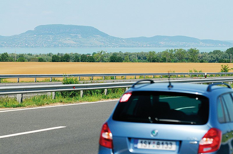 Maďarsko, dálnice M7 podél Balatonu