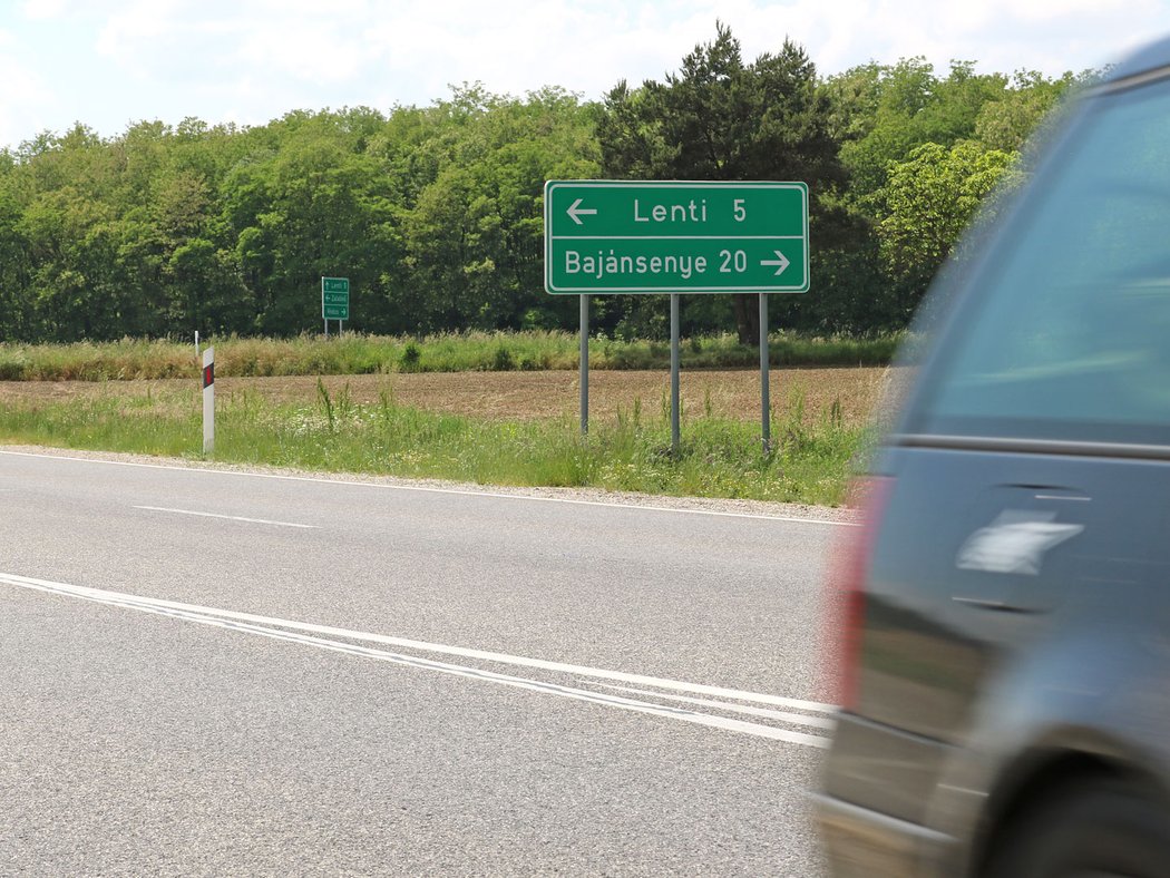 560 km, 05:50, Za vsí Zalabaksa nezapomeňte odbočit vlevo