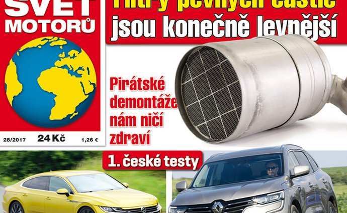 Svět motorů 28/2017: Filtry pevných částic