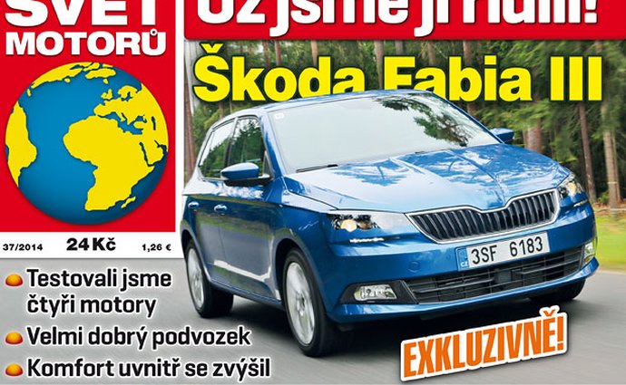 Svět motorů 37/2014: Jízdní dojmy Škoda Fabia III
