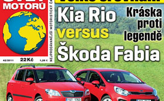 Svět motorů 42/2011: Srovnávací test - Škoda Fabia vs. Kia Rio