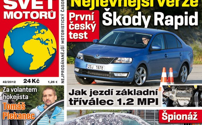 Svět motorů 42/2012: Jízdní dojmy - Škoda Rapid 1.2 MPI