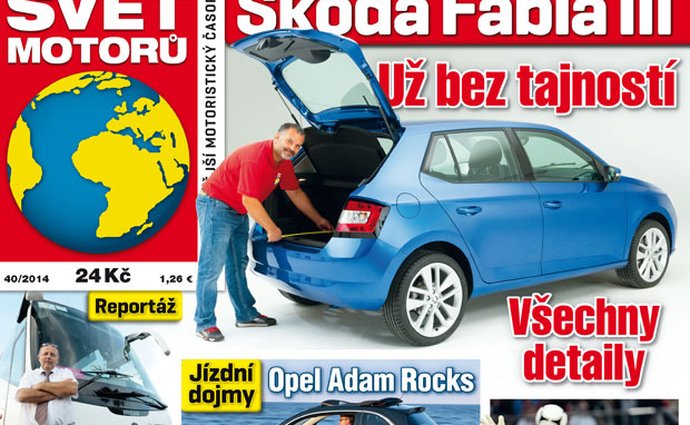 Svět motorů 40/2014: Start dlouhodobého testu Škoda Fabia II na CNG
