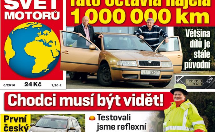 Svět motorů 06/2016: Povinné reflexní prvky chodců