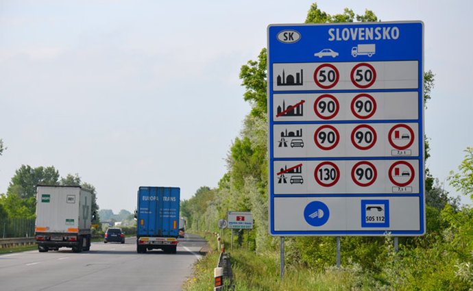 Výběr mýtného na Slovensku loni stoupl na nový rekord