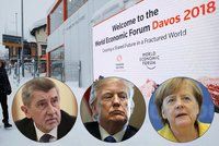 Na „sjezd mocných“ míří Trump a Merkelová. Do zasněženého Davosu se těší i Babiš