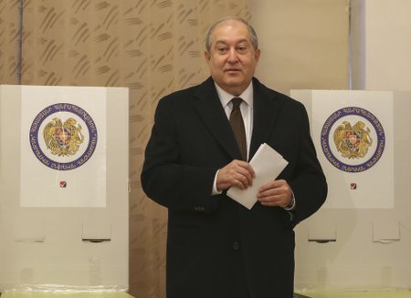 Arménský prezident Armen Sarkisjan.
