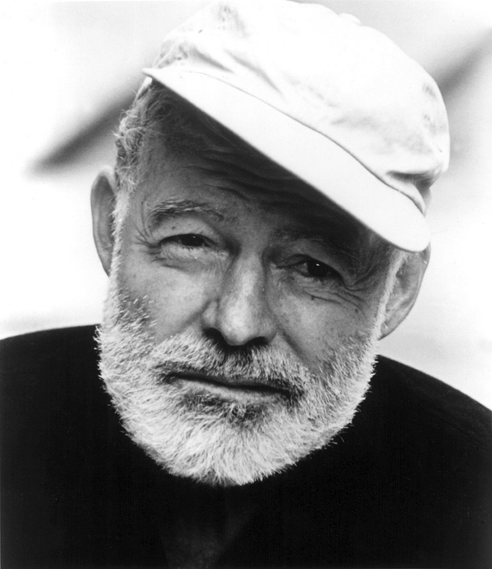 Slavný spisovatel Ernest Hemingway