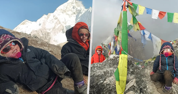 Česká holčička (4) je nejmladší ženou na Mount Everestu! Zara s bráškou Sašou (7) s rodiči cestují po světě celý život