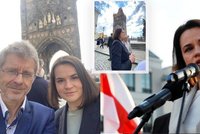 Rivalka Lukašenka už je v Praze: Řeší vězněného Prataseviče, pomoc studentům přislíbila univerzita