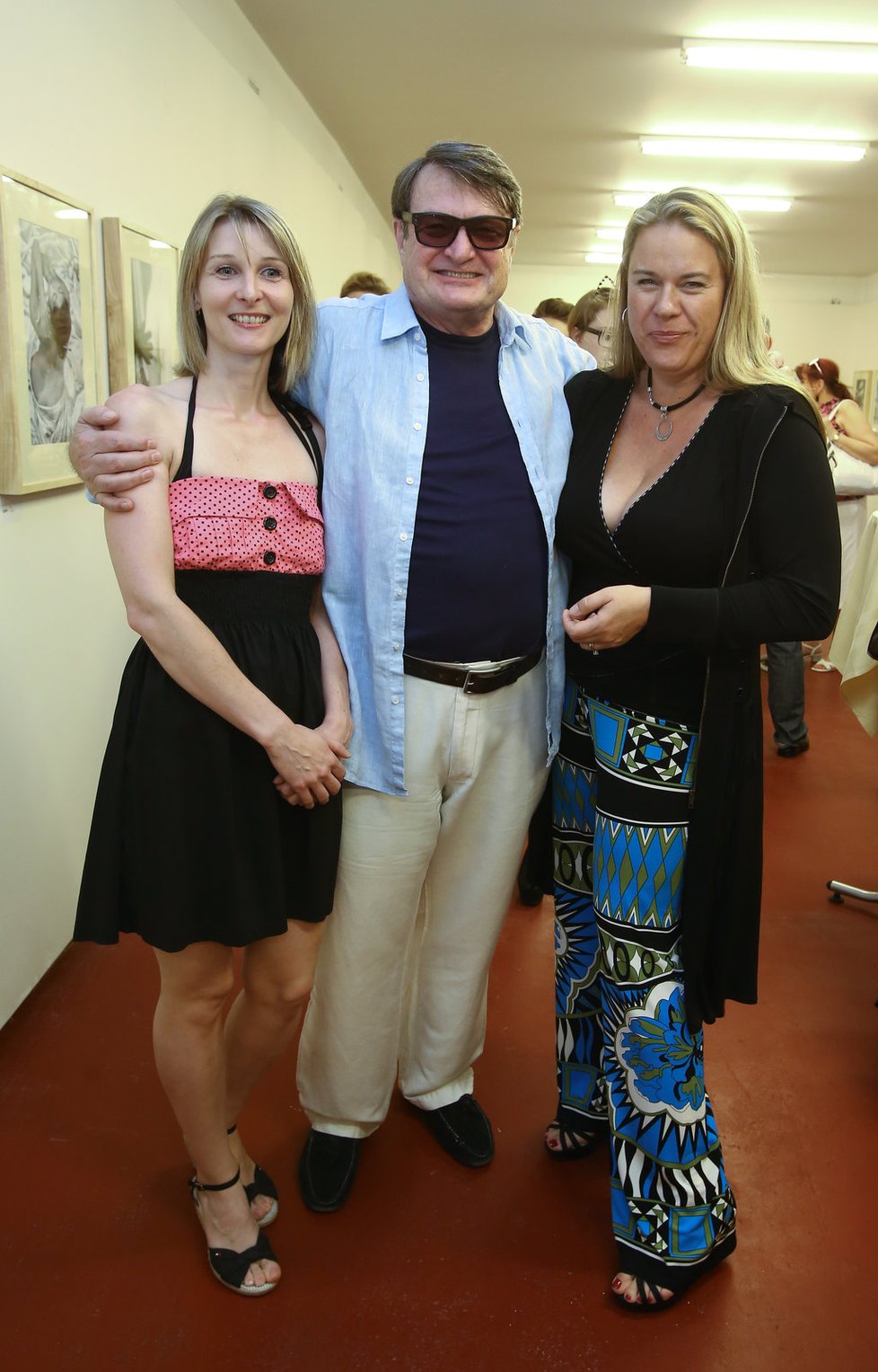 Ladislav  Štaidl s partnerkou a Janou Svobodovou