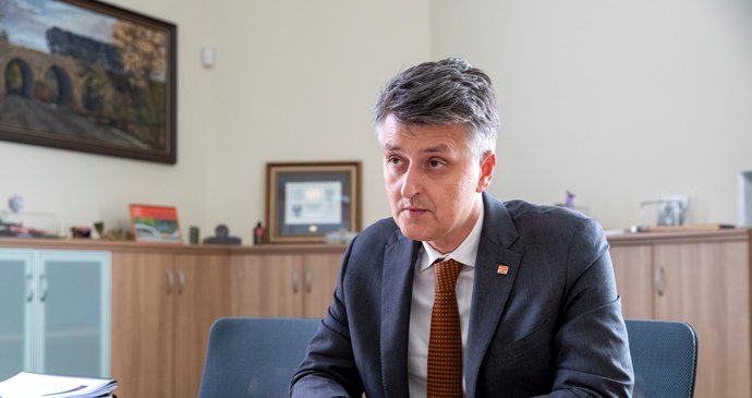 Šéf Správy železnic Jiří Svoboda. (27. 6. 2023)