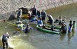 Rybáři vylovili v centru Brna přes tunu ryb.