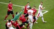 Fotbalisté Švýcarska se dostali do vedení proti Albánii po chybě brankáře