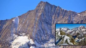 Hora Täschorn ve švýcarských Alpách