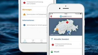 Švýcarsko zavedlo aplikaci, která upozorňuje občany na všechny nenadálé události. Proč to nejde v Česku?