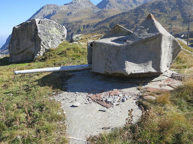 Švýcaři vybudovali své bunkry po celé zemi.
